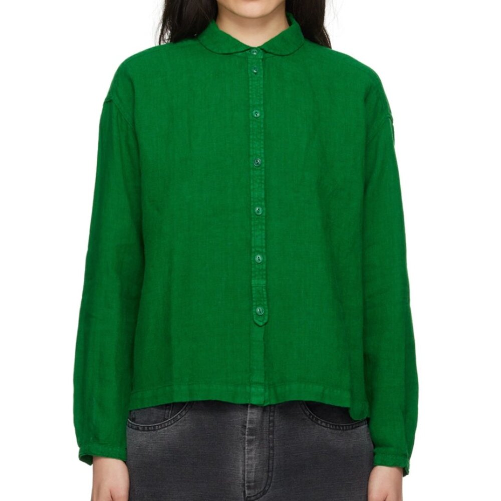 YMC Green Marianne Shirt- Medium
